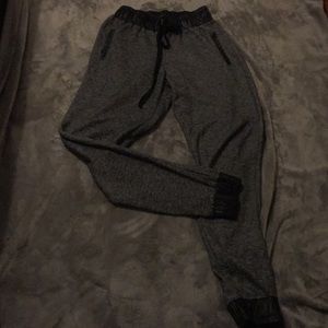 Grey & Black Accent Stylish Pants